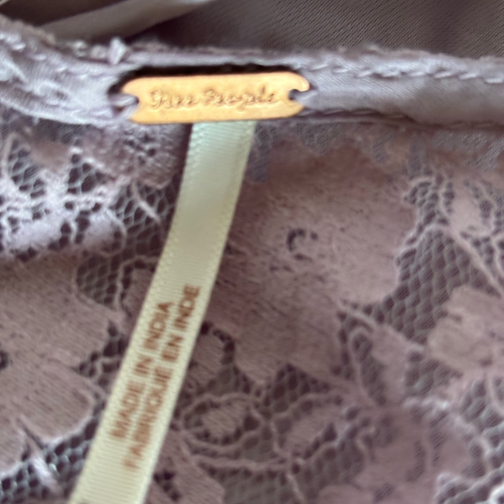 Free People NEW LOVE Mini Slip dress Lavender SP pastel romantic feminine magic - Picture 12 of 13